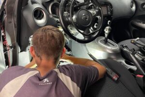 Installation cercle et ferin au volant